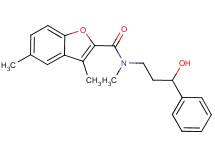 N-(3-hydroxy-3-phenylpropyl)-N,3,5-trimethyl-1-benzofuran-2-carboxamide