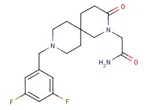 2-[9-(3,5-difluorobenzyl)-3-oxo-2,9-diazaspiro[5.5]undec-2-yl]acetamide
