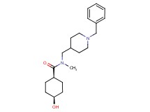 cis-N-[(1-benzyl-4-piperidinyl)methyl]-4-hydroxy-N-methylcyclohexanecarboxamide
