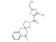 1'-[(2-ethyl-4-methyl-1,3-thiazol-5-yl)carbonyl]spiro[chromene-2,3'-pyrrolidin]-4(3H)-one