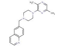 6-{[4-(3,6-dimethylpyrazin-2-yl)piperazin-1-yl]methyl}quinoline