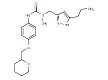 N-methyl-N-[(5-propyl-1H-pyrazol-3-yl)methyl]-N'-[4-(tetrahydro-2H-pyran-2-ylmethoxy)phenyl]urea