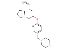 4-[(6-{[1-(pyrrolidin-1-ylmethyl)pent-4-en-1-yl]oxy}pyridin-3-yl)methyl]morpholine