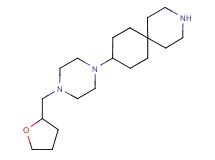 9-[4-(tetrahydro-2-furanylmethyl)-1-piperazinyl]-3-azaspiro[5.5]undecane dihydrochloride