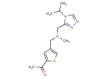 1-(4-{[[(4-isopropyl-4H-1,2,4-triazol-3-yl)methyl](methyl)amino]methyl}-2-thienyl)ethanone