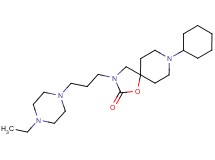 8-cyclohexyl-3-[3-(4-ethylpiperazin-1-yl)propyl]-1-oxa-3,8-diazaspiro[4.5]decan-2-one