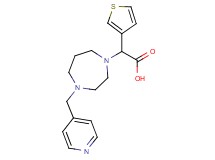 [4-(pyridin-4-ylmethyl)-1,4-diazepan-1-yl](3-thienyl)acetic acid