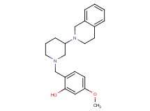 2-{[3-(3,4-dihydro-2(1H)-isoquinolinyl)-1-piperidinyl]methyl}-5-methoxyphenol