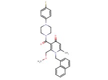 3-{[4-(4-fluorophenyl)-1-piperazinyl]carbonyl}-2-(methoxymethyl)-6-methyl-1-(1-naphthylmethyl)-4(1H)-pyridinone