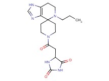 5-[2-oxo-2-(5-propyl-1,5,6,7-tetrahydro-1'H-spiro[imidazo[4,5-c]pyridine-4,4'-piperidin]-1'-yl)ethyl]imidazolidine-2,4-dione