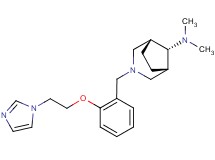 (8-syn)-3-{2-[2-(1H-imidazol-1-yl)ethoxy]benzyl}-N,N-dimethyl-3-azabicyclo[3.2.1]octan-8-amine
