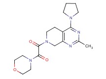 2-methyl-7-[morpholin-4-yl(oxo)acetyl]-4-pyrrolidin-1-yl-5,6,7,8-tetrahydropyrido[3,4-d]pyrimidine
