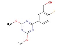 [5-(4,6-dimethoxy-1,3,5-triazin-2-yl)-2-fluorophenyl]methanol