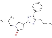 1-isobutyl-4-(4-phenyl-5-propyl-1H-imidazol-2-yl)-2-pyrrolidinone