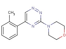 5-(2-methylphenyl)-3-(4-morpholinyl)-1,2,4-triazine