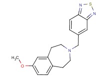 3-(2,1,3-benzothiadiazol-5-ylmethyl)-7-methoxy-2,3,4,5-tetrahydro-1H-3-benzazepine