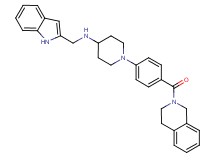 1-[4-(3,4-dihydro-2(1H)-isoquinolinylcarbonyl)phenyl]-N-(1H-indol-2-ylmethyl)-4-piperidinamine