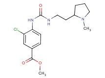 methyl 3-chloro-4-[({[2-(1-methylpyrrolidin-2-yl)ethyl]amino}carbonyl)amino]benzoate