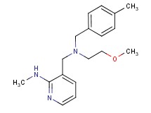 3-{[(2-methoxyethyl)(4-methylbenzyl)amino]methyl}-N-methylpyridin-2-amine