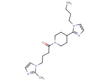 4-(1-butyl-1H-imidazol-2-yl)-1-[4-(2-methyl-1H-imidazol-1-yl)butanoyl]piperidine