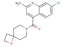 7-chloro-2-methyl-4-(1-oxa-7-azaspiro[3.5]non-7-ylcarbonyl)quinoline