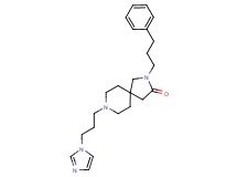 8-[3-(1H-imidazol-1-yl)propyl]-2-(3-phenylpropyl)-2,8-diazaspiro[4.5]decan-3-one