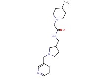 2-(4-methylpiperidin-1-yl)-N-{[1-(pyridin-3-ylmethyl)pyrrolidin-3-yl]methyl}acetamide