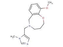 10-methoxy-5-[(1-methyl-1H-imidazol-5-yl)methyl]-3,4,5,6-tetrahydro-2H-1,5-benzoxazocine