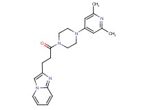 2-{3-[4-(2,6-dimethyl-4-pyridinyl)-1-piperazinyl]-3-oxopropyl}imidazo[1,2-a]pyridine