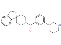 1'-(3-piperidin-3-ylbenzoyl)-2,3-dihydrospiro[indene-1,4'-piperidine]