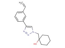 1-{[4-(3-vinylphenyl)-1H-1,2,3-triazol-1-yl]methyl}cyclohexanol