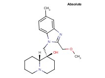 (1R,9aR)-1-{[2-(methoxymethyl)-5-methyl-1H-benzimidazol-1-yl]methyl}octahydro-2H-quinolizin-1-ol