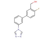 [4-fluoro-3'-(4H-1,2,4-triazol-4-yl)biphenyl-3-yl]methanol