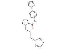 N-[4-(1H-pyrazol-1-yl)phenyl]-1-[3-(1H-pyrazol-1-yl)propyl]prolinamide