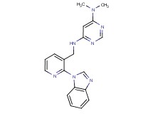N'-{[2-(1H-benzimidazol-1-yl)pyridin-3-yl]methyl}-N,N-dimethylpyrimidine-4,6-diamine