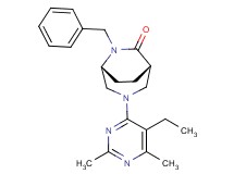 (1S*,5R*)-6-benzyl-3-(5-ethyl-2,6-dimethylpyrimidin-4-yl)-3,6-diazabicyclo[3.2.2]nonan-7-one
