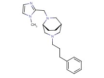(1S*,5R*)-6-[(1-methyl-1H-imidazol-2-yl)methyl]-3-(3-phenylpropyl)-3,6-diazabicyclo[3.2.2]nonane