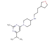 1-(6-isopropyl-2-methylpyrimidin-4-yl)-N-[3-(tetrahydrofuran-3-yl)propyl]piperidin-4-amine