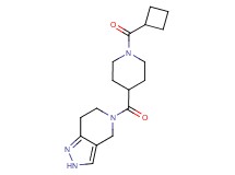 5-{[1-(cyclobutylcarbonyl)-4-piperidinyl]carbonyl}-4,5,6,7-tetrahydro-2H-pyrazolo[4,3-c]pyridine