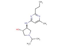(3S*,4S*)-1-isopropyl-4-[(6-methyl-2-propylpyrimidin-4-yl)amino]pyrrolidin-3-ol