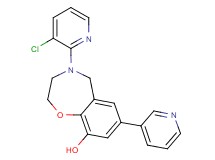 4-(3-chloropyridin-2-yl)-7-pyridin-3-yl-2,3,4,5-tetrahydro-1,4-benzoxazepin-9-ol
