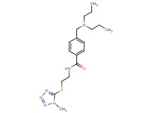 4-[(dipropylamino)methyl]-N-{2-[(1-methyl-1H-tetrazol-5-yl)thio]ethyl}benzamide