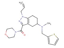 1-allyl-N-methyl-3-(4-morpholinylcarbonyl)-N-(2-thienylmethyl)-4,5,6,7-tetrahydro-1H-indazol-5-amine