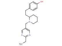4-(2-{1-[(2-ethyl-5-pyrimidinyl)methyl]-2-piperidinyl}ethyl)phenol