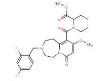 methyl 1-{[3-(2,4-difluorobenzyl)-9-methoxy-7-oxo-1,2,3,4,5,7-hexahydropyrido[1,2-d][1,4]diazepin-10-yl]carbonyl}-2-piperidinecarboxylate