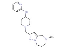 N-{1-[(5-methyl-5,6,7,8-tetrahydro-4H-pyrazolo[1,5-a][1,4]diazepin-2-yl)methyl]-4-piperidinyl}-2-pyridinamine