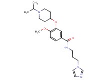 N-[3-(1H-imidazol-1-yl)propyl]-3-[(1-isopropyl-4-piperidinyl)oxy]-4-methoxybenzamide