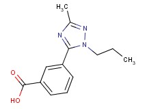 3-(3-methyl-1-propyl-1H-1,2,4-triazol-5-yl)benzoic acid