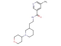 5-methyl-N-{2-[1-(tetrahydro-2H-pyran-4-yl)piperidin-3-yl]ethyl}nicotinamide