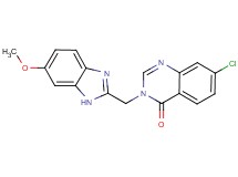 7-chloro-3-[(6-methoxy-1H-benzimidazol-2-yl)methyl]quinazolin-4(3H)-one